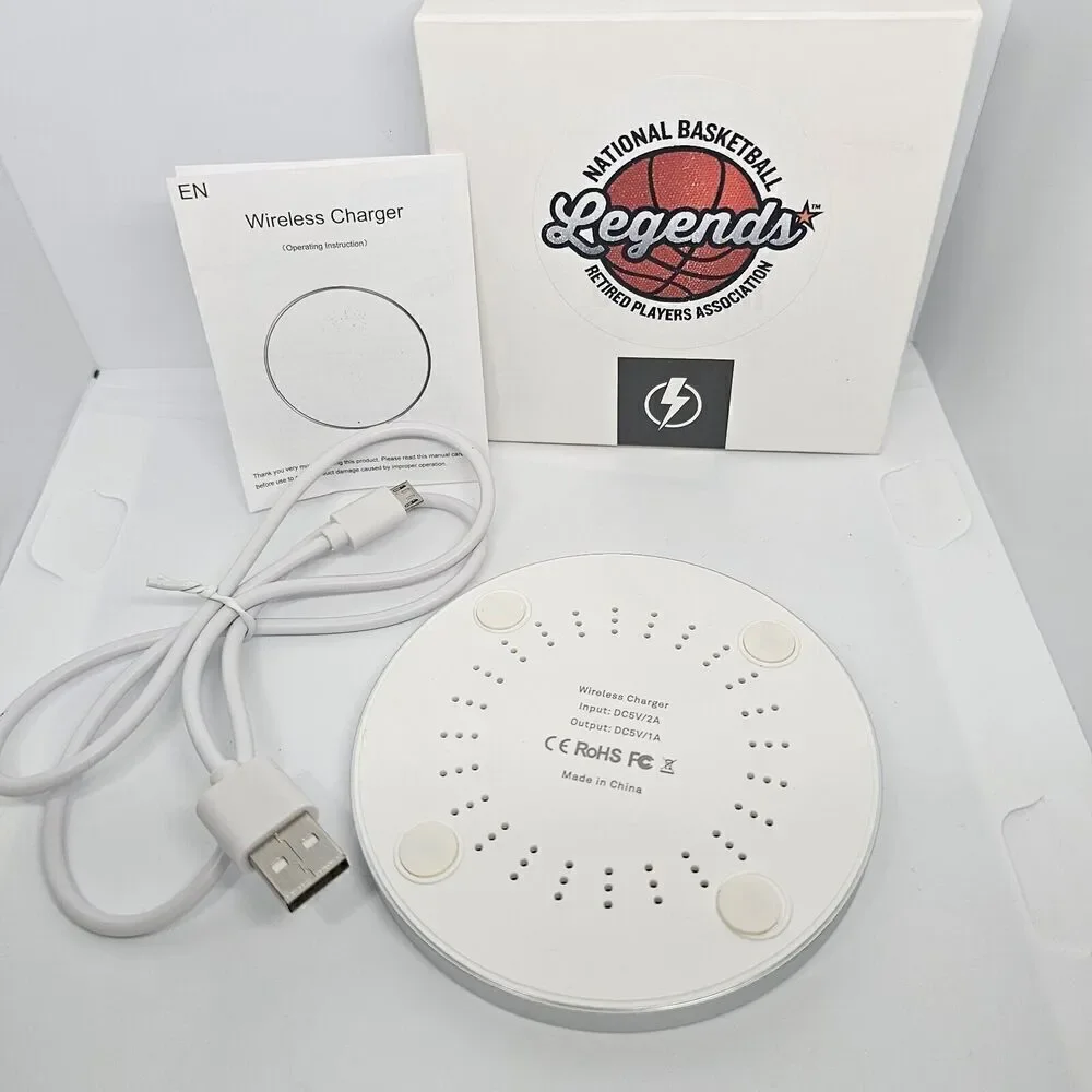 LEGENDS National Basketball Retired Players Organization Fast Wireless Charger